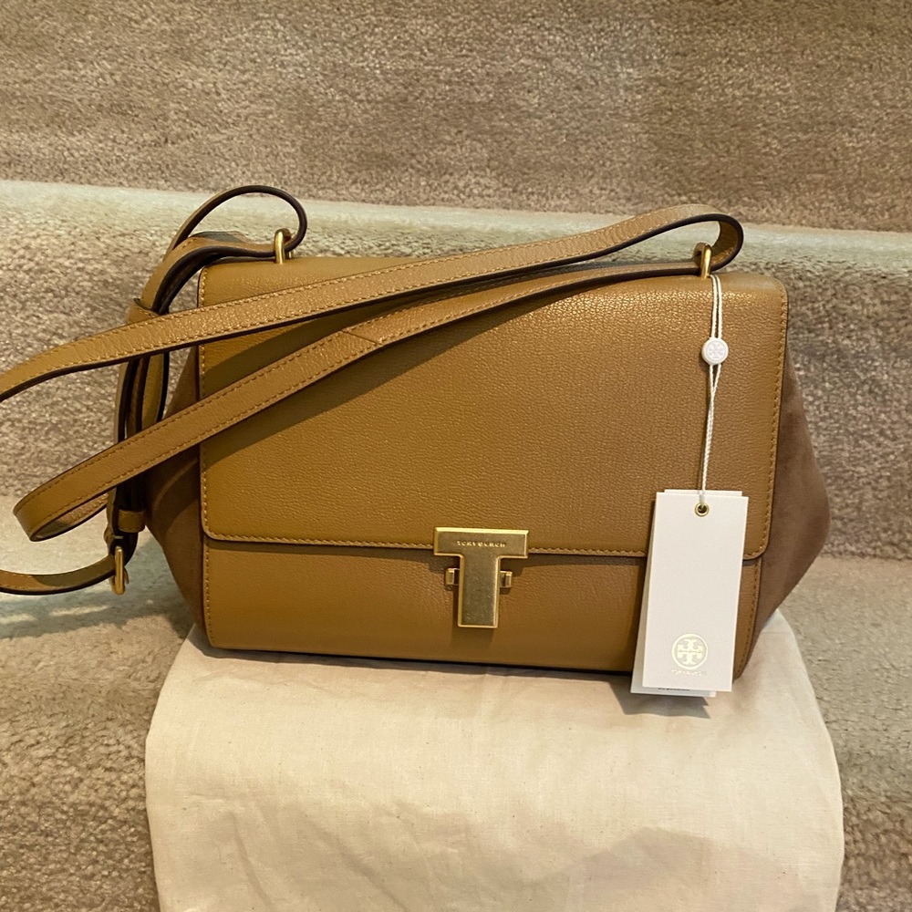 Tory Burch Juliette Mixed Material Mini Satchel
